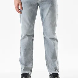 Snitch Men Light Blue Mid-Rise Relaxed Fit Jeans-picture-27