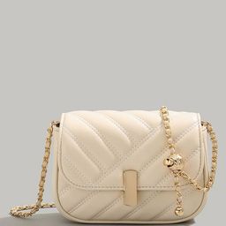 CORSICA Women Solid Baguette Quilted Sling Bag-18