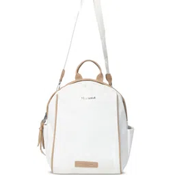 PELLE LUXUR Solid Tasselled Ergonomic Backpack-14