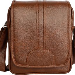 Men & Women Brown Messenger Bag - Extra Spacious-image-3