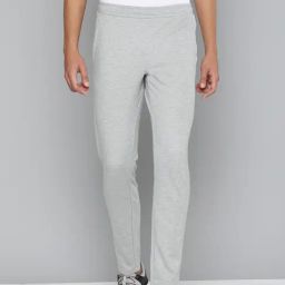 ALCIS Grey Melange Slim Fit Sports Trackpants-picture-18