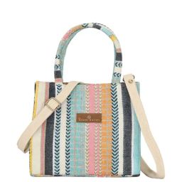 NR by Nidhi Rathi Multicolor Textured Medium Handbag-40