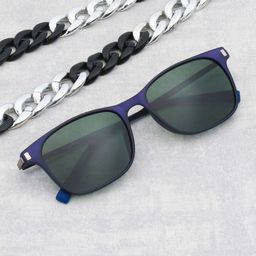 Ted Smith Unisex Wayfarer Sunglasses with Polarised and UV Protected Lens MACK_C4-23