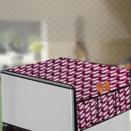 The Furnishing Tree Violet Plastic Refrigerator Cover-image-31