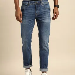 Being Human Men Slim Fit Heavy Fade Stretchable Mid-Rise Jeans-picture-31