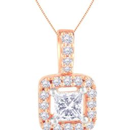 Malabar Gold and Diamonds 18k Gold Casual Diamond Pendant for Women-picture-8