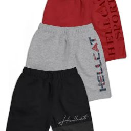 HELLCAT Kids Multicolor Printed Shorts (Pack Of 3)-image-9