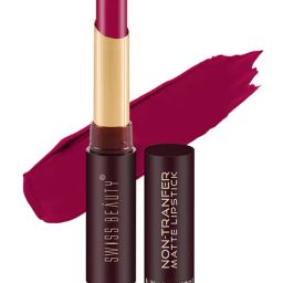 SWISS BEAUTY Non-Transfer Matte Lipstick Fire Pink - 2 gm-21