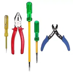 Agam Hand Tool Kit Hand Tools Plastic Head Multicolour (Set of 5)-16
