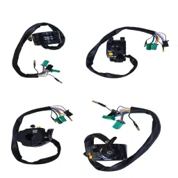 Deutsche Combination Switch for Royal Enfield Machismo AC/DC (Flash Type With Add. Wire), Standard 350 (2008 Model ) O/M (LH), DEUS-0540A image 5