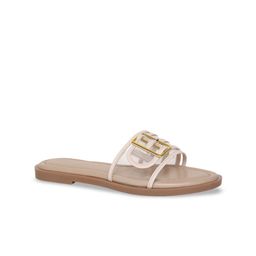 CAMLEE COMFORT Women Embellished Open Toe Flats with Buckles-image-100
