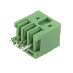 RS PRO 3 Way Pluggable Terminal Block 2.5 mm Pitch Solder Termination, 7901219-17