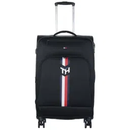 Tommy Hilfiger Kingsville Black Printed Large Soft Trolley Bag - 47 cm-13