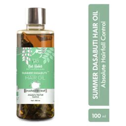 Nat Habit Crushed Tri-Leaf Absolute Hairfall Control Summer Dasabuti Hair Oil - 100 ml-41