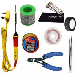 Fadman Premium 8 In 1 Soldering Iron Kit Copper, Iron & Nickle Corded 25 W-15