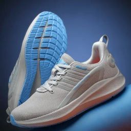 Action Men's Light Grey Running Shoes-image-80