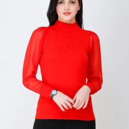 Scorpius Red Regular Fit Top-image-45