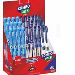 Cello Blue Butterflow Simply Ball Pen Pack Of 30-picture-44