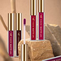 VOZO Set Of 4 Matte Lips Liquid Lipsticks-4 ml Each Shades-101-102-106-201-37