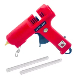 CRAFTYGUN 150 W Trigger Feed Hot Glue Gun Red with 2 Stick, FD-150 W-28