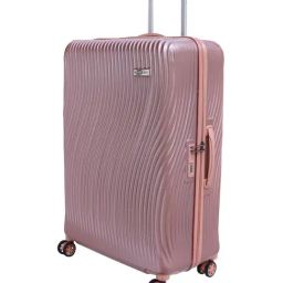 Romeing Milano Rose Gold Textured Hard Case Large Trolley Bag - 75 cms-35