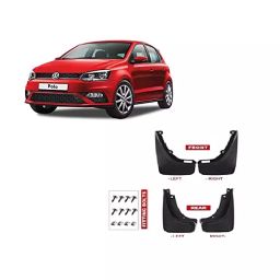 Automoto Cup Type Mud Flaps Splash Guard Front & Rear for Polo All Models (Set of 4)-9