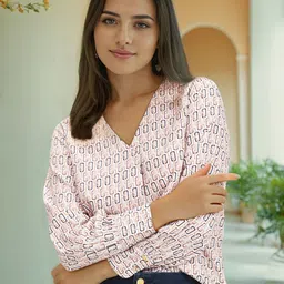 U.S. Polo Assn. Women Geometric Printed Top-picture-13