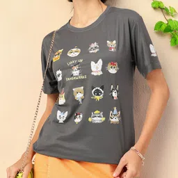 DressBerry Bold Babe Basics Printed Tee-image-47