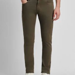 Peter England Jeans Olive Slim Fit Jeans-picture-22