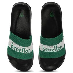 United Colors of Benetton Men's Green Slides-picture-30