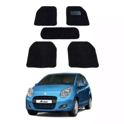 Auto Pearl DB7M165 PVC and Plastic Standard Mat for Maruti Suzuki A-Star 2005 (Black)-image-96