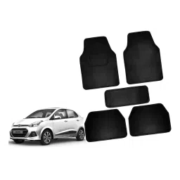 Auto Pearl CMBK181 Polyester Standard Mat for Maruti Xcent (Black)-48
