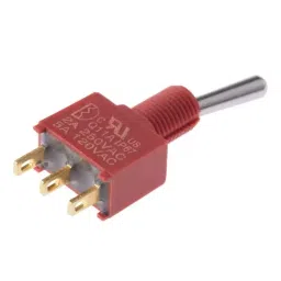 RS PRO Toggle Switch PCB Mount On-(On) SPDT Solder Terminal, 7346968-48