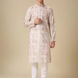 RAJUBHAI HARGOVINDAS Men Printed Kurta-image-11