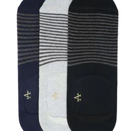 Arrow Men Pack Of 3 Patterned Shoe Liner Socks-26