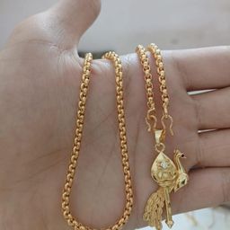 goticreation Women Gold Necklace and Chains-image-5