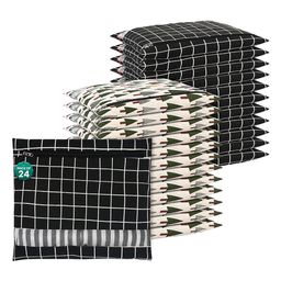 Kuber Industries Black Set of 6 Regular Drawer Organiser Organisers-10