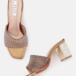 ELLE Women Embellished Party Block Heels-46