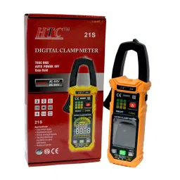 HTC Digital Clamp Meter 6000 Counts LCD Display with Bargraph, 21S image 2