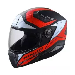 Studds NINJA ELITE SUPER D4 DECOR Black (580 mm) Large Full Face Flip-Up Helmet, D4 BLACK N2-10