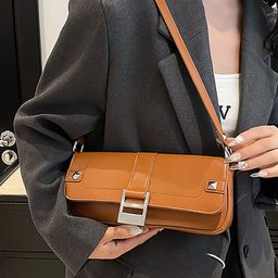 LULU & SKY PU Structured Handheld Bag image 3