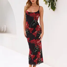 StyleCast x Revolte Floral Print Maxi Dress-image-32