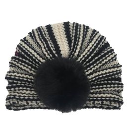 SYGA Winter Knitted Hat Rabit Ears - White-image-51