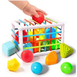 BItFeex Sensory Toys Shape Sorter with 12 pieces - Multicolour-20