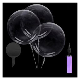 Bubble Trouble Transparent Bobo balloon With Balloons for Birthday Wedding Anniversary Indoor Outdoor Decoration Family Reunion Party Props Pack of 31-image-16