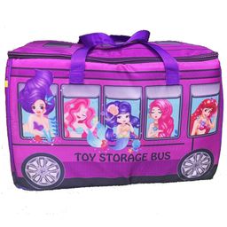 ECHO BOOMERS Mermaid Print Toy Storage Box with Lid & Laundry Basket for Clothes - Pack of 1-image-56