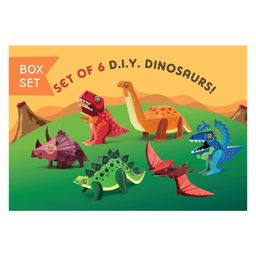 Sky Goodies BOX SET of 6 DIY Mini Prehistoric Dinosaurs-13