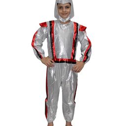 Kaku Fancy Dresses Full Sleeves Astronaut Costume Set - Silver-image-63