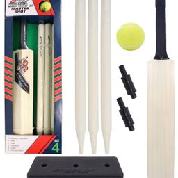 Toyshine Speed Up Master Shot Combo Box Cricket Kit For Kids (Bat Size: 4, 5-10 Yrs) Gift Sports Outdoor Toy Boys Girls Picnic (Box Pack)- Sstp, Multicolor-25