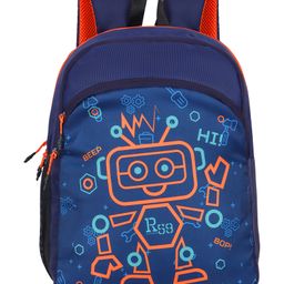 Harissons R59 Robokid Imperial Navy Orange School Bag for Kids.(Age 6 to 9 Year 16 Inches.)-image-93